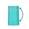 Factory Hot Selling Double Wall Freezer Mugs Durable Plastic BPA Free Ice Gel Cups 16oz Beer Glass Frosty Mugs with Gel